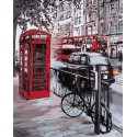Улицы Лондона Раскраска картина по номерам на холсте