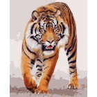 Бенгальский тигр Раскраска картина по номерам на холсте