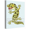 Пятнистый геккон Животные Для детей Детские Для мальчиков Для девочек Легкая 75х100 Раскраска картина по номерам на холсте