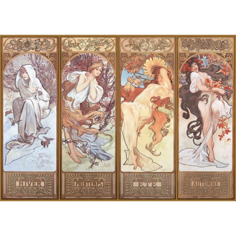 Альфонс муха времена года описание картины