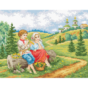  Иван да Марья Набор для вышивания Многоцветница МКН 136-14