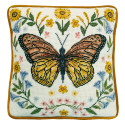 Botanical Butterfly Tapestry Набор для вышивания подушки Bothy Threads