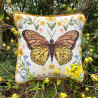  Botanical Butterfly Tapestry Набор для вышивания подушки Bothy Threads TAP13