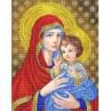 Богородица Канва с рисунком для вышивки бисером Благовест