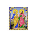 Святые Апостолы Петр и Павел Канва с рисунком для вышивки бисером Благовест