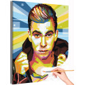 DJ Hardwell поп арт Знаменитости Плакат Музыка Музыканты Портрет Люди Раскраска картина по номерам на холсте