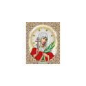 Святая Валентина Канва с рисунком для вышивки бисером Благовест