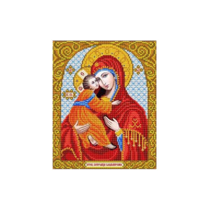  Богородица Владимирская Канва с рисунком для вышивки бисером Благовест ИС-4011