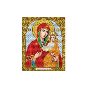  Богородица Смоленская Канва с рисунком для вышивки бисером Благовест ИС-4014