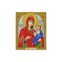 Богородица Иверская Канва с рисунком для вышивки бисером Благовест