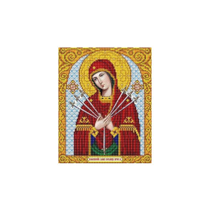  Богородица Умягчение злых сердец Канва с рисунком для вышивки бисером Благовест ИС-4017