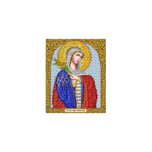  Святая Екатерина Канва с рисунком для вышивки бисером Благовест ИС-4024