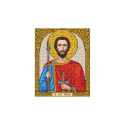 Святой Иван Воин Канва с рисунком для вышивки бисером Благовест