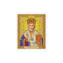 Николай Чудотворец в золоте Канва с рисунком для вышивки бисером Благовест