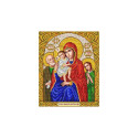 Богородица Трех Радостей Канва с рисунком для вышивки бисером Благовест