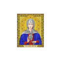Святая Матрона в золоте Канва с рисунком для вышивки бисером Благовест