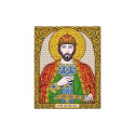 Святой Игорь Канва с рисунком для вышивки бисером Благовест