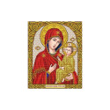 Богородица Душеспасительница Канва с рисунком для вышивки бисером Благовест
