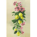 Лимоны Канва с рисунком для вышивки бисером Благовест