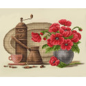 Кофе Канва с рисунком для вышивки бисером Благовест