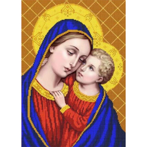  Дева Мария Канва с рисунком для вышивки бисером Благовест К-3069