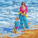 Морская прогулка Канва с рисунком для вышивки бисером Благовест