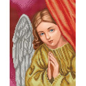  Твой Ангел Хранитель Канва с рисунком для вышивки бисером Благовест К-4056