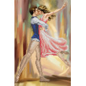  Танец Канва с рисунком для вышивки бисером Благовест К-4059-Ш