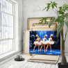  Три балерины Люди Девушка Балет Танец Грация Эстетика Интерьерная 80х100 Раскраска картина по номерам на холсте AAAA-NK764-80x1