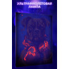 8 Портрет собаки боксера на ринге Животные Мем Спорт Смешная 80х100 Раскраска картина по номерам на холсте
