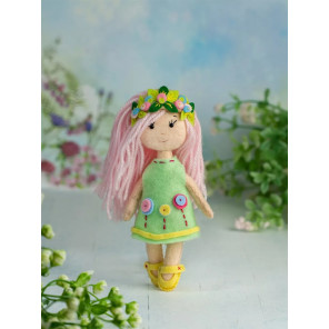  Девочка Весна Набор для создания игрушки своими руками Перловка МА-13