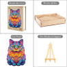  Радужный кот (S) Деревянные 3D пазлы Woodbests 6295-WP