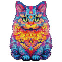  Радужный кот (M) Деревянные 3D пазлы Woodbests 6296-WP
