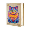 Радужный кот (L) Деревянные 3D пазлы Woodbests 6297-WP