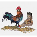 Петух и курица Набор для вышивания Thea Gouverneur