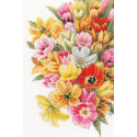 Cover me in tulipst Набор для вышивания LanArte