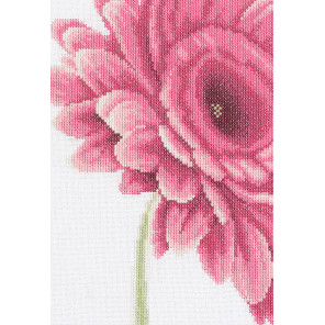  Close-Up Pink Flower Набор для вышивания LanArte PN-0008122