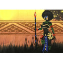 Африканка Канва с рисунком для вышивки бисером Вышиваем бисером