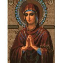 Богородица Семистрельная Раскраска картина по номерам на холсте Menglei