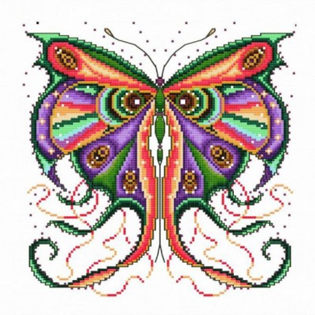 Кружевная бабочка Набор для вышивания Белоснежка