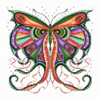 Кружевная бабочка Набор для вышивания Белоснежка