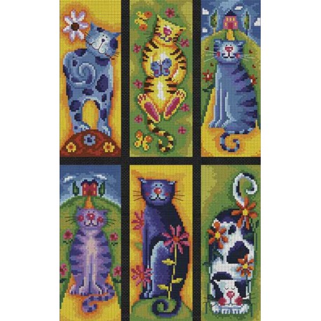 Коллекция кошек Набор для вышивания Белоснежка