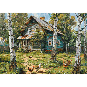  Летняя дача Алмазная вышивка мозаика Гранни Ag3107