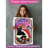 2 Котик император Таро Животные Котики Коты Котята Мем Смешная Для детей Детская Раскраска картина по номерам на холсте