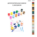 Дополнительные краски для раскраски 40х50 см AAAA-Q3237