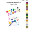 Дополнительные краски для раскраски 40х50 см AAAA-Q2267