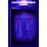  Кицунэ Чернобурая лиса В японском стиле Фэнтези Кумихо Животные Япония Ночь Стильная Раскраска картина по номерам на холсте AAA