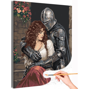 Рыцарь и девушка Темное фэнтези Романтика Любовь