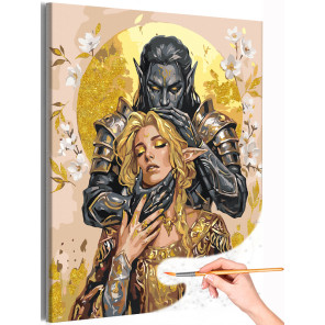 Темное фэнтези Эльфы Дарк соулс Дарк фэнтези Пара Любовь