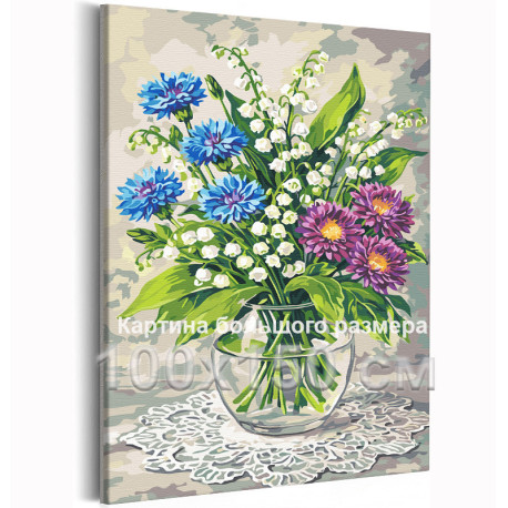 Ландыши Цветы Натюрморт в вазе Букет цветов